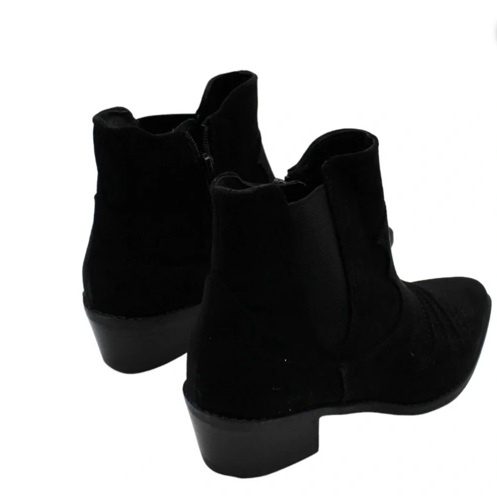 Carlos by Carlos Santana Montana Western Bootie, Black, Size 7.5, new in box